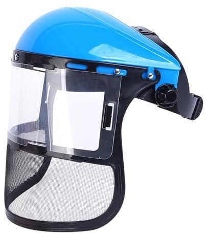 Demsyeq Clear Face Shield Visor Face Shield For Grinding Safety Visor For Gardening Anti Fog Lightweight Protection Cover Chainsaw Helmet Strimmer For Woodwork