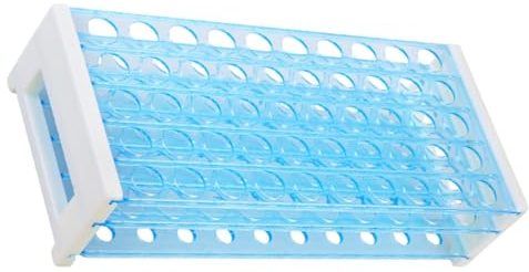 TOPBATHY 50trous Support Pour Tubes à Essai Et Centrifuger Organisateur De Laboratoire Avec