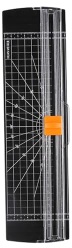 Paper Cutter Manual A4 Paper Trimmer Guillotine with Automatic Security Safeguard Scrapbooking Tools for Cutting Photographs or Labels Office Home, Cutter Slider