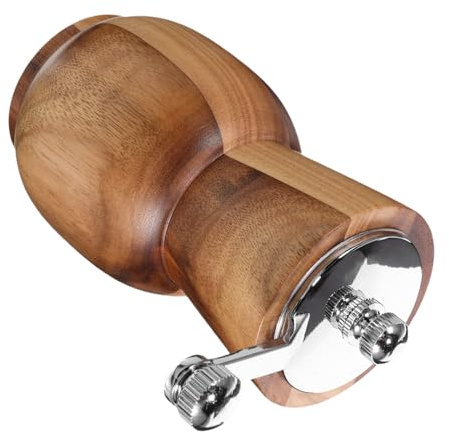 COLLBATH Macinaspezie Manuale Compatto in Acciaio con Ergonomica e Portatile per Barbecue e Cucina