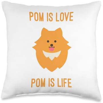 Pom is Love, Pom is Life Throw Pillow