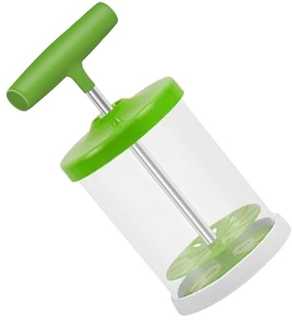 PRETYZOOM Espumador de Leche Manual Verde Tapa Sellada, Taza para Batir Huevos Portátil, Mezclador de Crema para Pasteles Casero, Herramienta Ligera para Espuma Cremosa en Café y Capuchino
