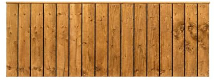 Snowdon Timber, Treated Brown Feather Edge Fence Panel, (W) 1828mm x (H) 600mm, Garden Fencing