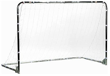 Franklin Sports Quick-Setup Steel Soccer Goal - 4' x 6' - Silver