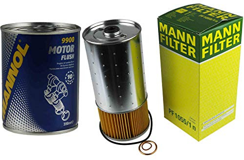 MANN PF 1055/1 N Filtre à huile + rinçage moteur SCT