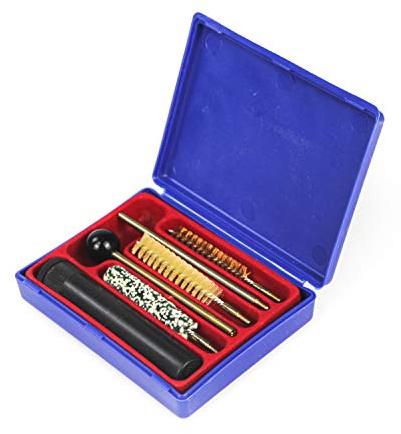 GUGULUZA Pistole Reinigungsset .22 / .357 .38 9mm / .44 .45 Waffenreinigungsset Putzstock Bürstenset
