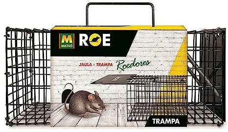 Masso 06116 Käfig für Ratten und Mäuse, Schwarz, 30,5 x 12,7 x 12,7 cm