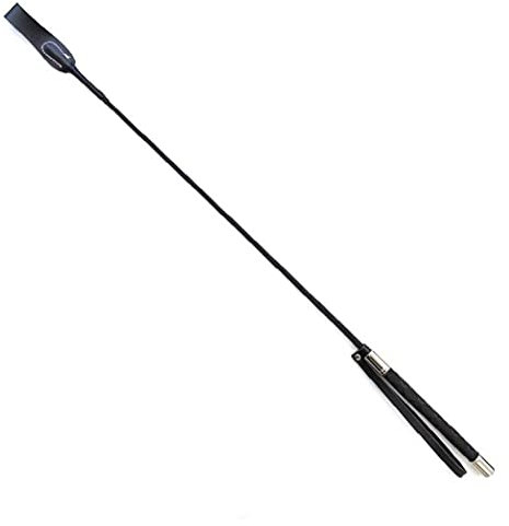 1pc Leather Horse Whip Equestrian Durable Horseback Racing Whips Handle Horse Equipment Flogger Supplies