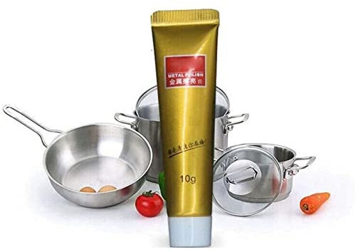 Hehimin 2022 New All Metal Polish Cream,Metal Cleaning Paste, Ultimate Metal Polish Cream, Stainless Steel/Aluminum/Brass/Copper or Gold Polish Cleaner (1Pcs)