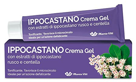 Ippocastano - Crema Gel, 100 ml, Azione Defaticante, per il Benessere delle Gambe Pesanti, con Estratto di Ippocastano, Senza Parabeni