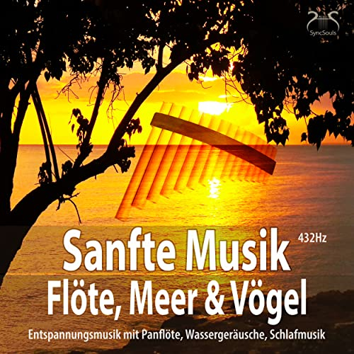 Panflöten Musik und Wassergeräusche - Entspannungsmusik 432Hz