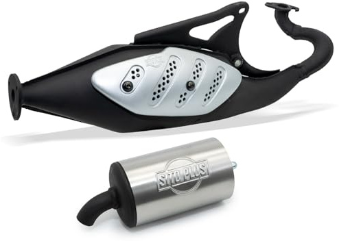 Impianto di scarico completo LeoVince SITO PLUS, acciaio per Aprilia SR 50/Netscaper/SR Stealth Racing Rally/www