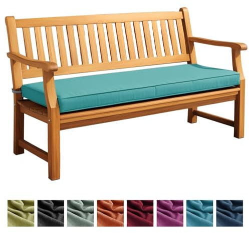 YFHT Maßgeschneiderte Bankkissen Bankauflage, Waschbar Bankauflage Outdoor Sitzauflagen Bank, Abnehmbarem Sitzkissen Gartenbank, Esszimmer Sitzbank Polster, Rechteck Eckbank Auflagen (10cm Dicke)