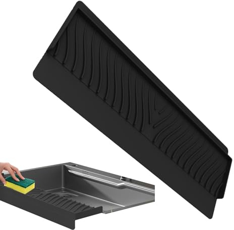 Protezione per lavello da Cucina – 50,8 x 18,8 cm, Protezione per Bordi, paraspruzzi | Protezione per lavandino in Granito | per lavabo, Protezione per lavello da Cucina
