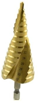 1 stücke 4-32,4-20,4-12mm Set CNC HSS Spiralnut Stufenbohrer Set Schnellarbeitsstahl Sechskantschaft Reibbohrer Reibahle(1pcs drill 4-32mm)