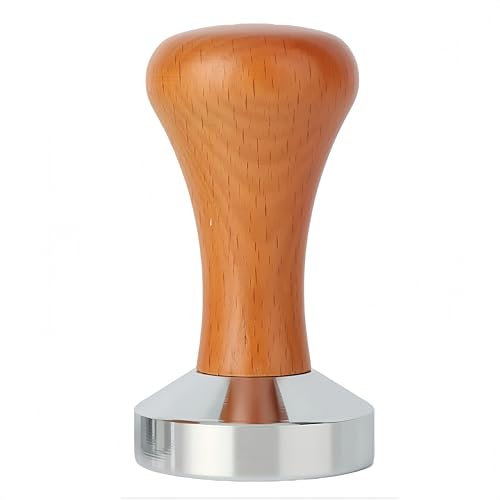 Zhenghebuy Coffee Tamper,51mm Espresso Coffee Tamper,Espresso Coffee Powder,Coffee Press Tamper with Stainless Steel Base for Coffee Grounds