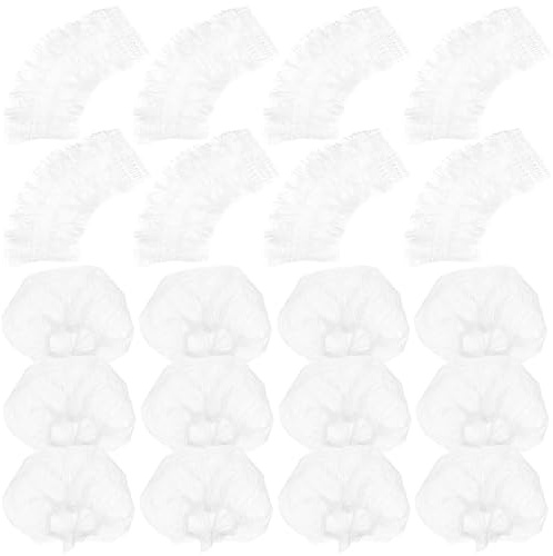 Mikinona Disposable Ear Covers Flexible 200pcs Pe Plastic Soft Protective Ear Caps Waterproof Protectors for Hair Dye and Shower Use for Men and Women for Hair Coloring and Dormitory