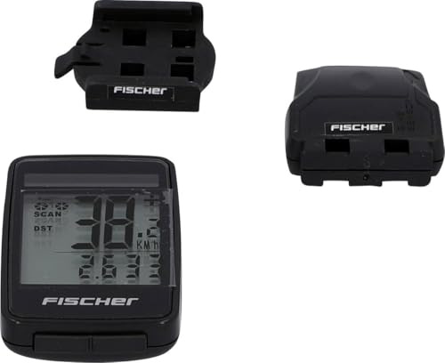 Fischer Fahrradcomputer Funk Solar FitPlus 27 Funktionen Fahrradcomputer