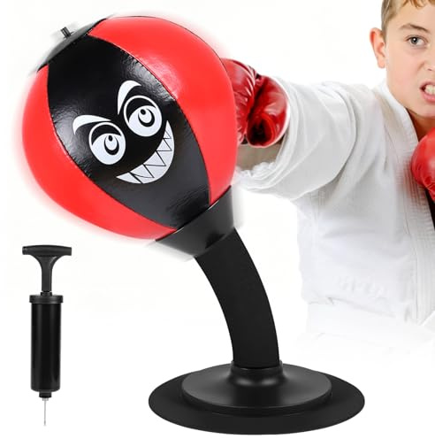 LALAGO Büro Punchingball, Boxsack Tisch Kinder, Desktop Fun Punch Rage Bag