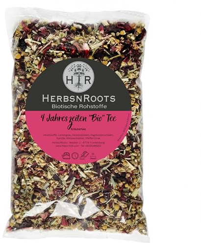 Kräutertee Vier-Jahreszeiten • naturbelassener Kräutertee • ohne koffein • HerbsnRoots
