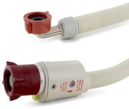 DL-pro Manguera universal de entrada de agua 2,5m para lavavajillas lavadoras lavaplatos y secadoras