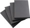 4 placas de espuma autoadhesivas, color negro, 300 mm de largo x 200 mm de ancho x 20 mm de grosor, con parte trasera adhesiva, alfombrilla antideslizante de espuma para muebles