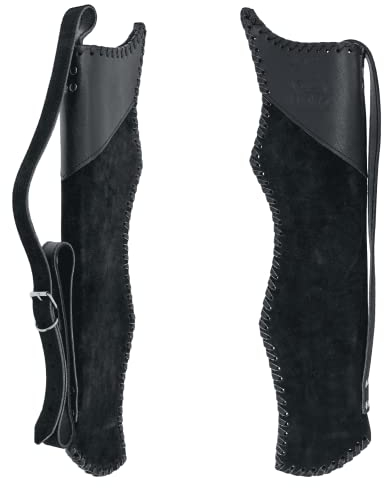 elToro Wild Colorz Swing - Rückenköcher; Robustes Wildleder und attraktive Farben, Köcher als Zubehör für Pfeil und Bogen (Schwarz)