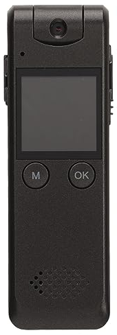 Mini Videocamera Portatile 1080P Videoregistratore Tascabile Indossabile Indossabile da Piccolo Corpo con Obiettivo Ruotabile a 180°, per Registrazioni Giornaliere in