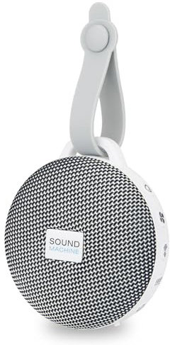 BIGMONAT Portable White Noise Machine with 36 Natural Soothing Sounds and USB Charging Functions, with Memory and Timing Functions, Suitable for Infants and Adults