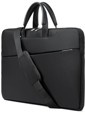 Kono Laptop Bag 17.3 Inch Briefcase for Women Men Large Laptop Case Computer Bag Water-Repellent Ultra-thin Briefcase Work Messenger Bag for Business, Travel, College and Office
