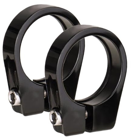 Visxcnu 2 Stücke Sattelklemme Fahrrad,Sattelstützenklemme, für Faltrad Mountainbike Rennrad Fahrrad Sattelstützenklemmhalterung（31,8 mm）