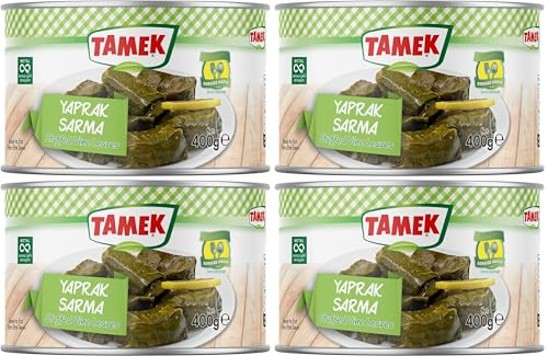 Tamek Stuffed Vine Leaves with Rice and Herbs 400 (Pack of 4)