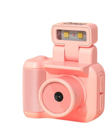 Andoer Mini Digitalkamera, 1080P Kompaktkamera Fotokamera 1,44-Zoll Digital Kamera mit 90 ° drehbarem Blitz, 6 integrierten Filtern, Akkuf ür Kinder Teenager Studenten Senioren Anfänger