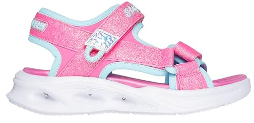 Skechers Girl's Sola Glow Sandal Sport, rosa, 35.5 EU