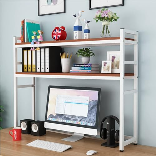 Estantería De Escritorio - Librería Multifuncional De Sobremesa Para Ordenador, Organizador De Escritorio Multifuncional, Estante De Exhibición De Suministros De Oficina, Decoración Hogareña(A,65cm)