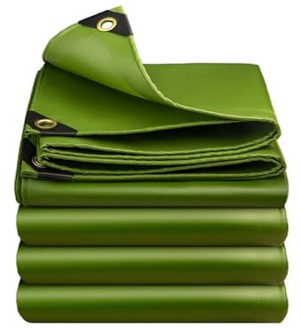 Bache Protection Sol, Bache Impermeable, Revêtement en PVC, Matériau en Toile, Résistante aux UV, Bâche Polyvalente for Voiture, Bateau, Camping, Tas de Bois de Chauffage