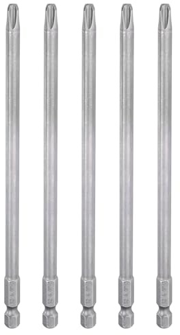 QUARKZMAN 5Pz #3 Punte Cacciavite Phillips PH3 1/4 Gambo Esagonale 6 (150mm) Lungo Acciaio S2 Magnetiche Inserti per Avvitatore per Cacciavite Elettrico Punte Trapano 0.236 (6mm) Asta