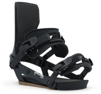 Ride Drohne Herren Snowboard-Bindungen, schwarz, L: M (10.5+)