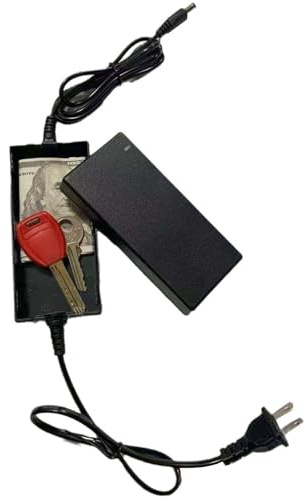 Zahoken Caja Fuerte Secreta, Caja Portátil Para Dinero, Cajas Fuertes Camufladas Y Contenedores, Compartimento Oculto Para Dinero Y Llaves Con Enchufe Falso Portátil Para Cajones Y Oficinas