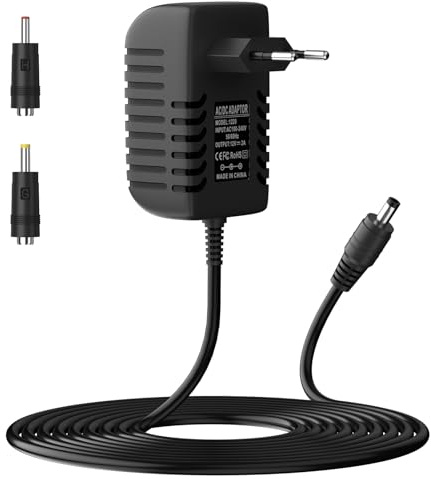 OFFCUP 12V 2A Adattatore di Alimentazione Universale, 24W Trasformatori Adattatore di Alimentazione, Alimentatore per Proiettori, Striscia LED, Stampanti, Monitor, Altoparlanti, Monitor, Testa Singola