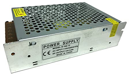 Transformadores 12V CA a CC 12 V 3A 5A 10A 15A 20A 25A 30A Transformador de iluminación de conmutación Fuente de alimentación de 12 V(12V 8.5A 100W,2 PCS)