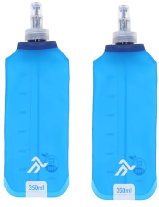 R-FLECT - Lot de 2 Gourdes Souples Multisport 350 ML - Idéales pour Course à Pied, Running et Activités Extérieures, Faciles à Transporter et Discrètes