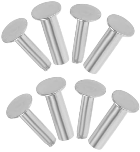 USHOBE Remaches para Cuchillos de Acero Inoxidable para Ajuste de Soporte y Fabricación de Mango, Ideales para Cocineros en Reparación y Mantenimiento de Herramientas