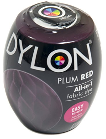 Dylon Machine Dye Pod Box of 3 Plum Red, 25 x 10 x 4 cm