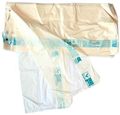 IMBALLAGI PZ 200 Busta A Strappo COMPOSTABILE CM 17 X CM 38 Sacchetto Trasparente PLASTICA BIO per Alimenti