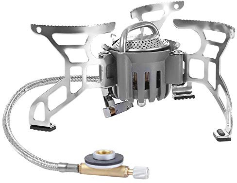 Dawwoti BULIN BL100 - T4 - A Portable Split Gas Stove Collapsible Lightweight Stainless Camp Stove Burner for BBQ Outdoor Cooking Hiking Picnic Trekking