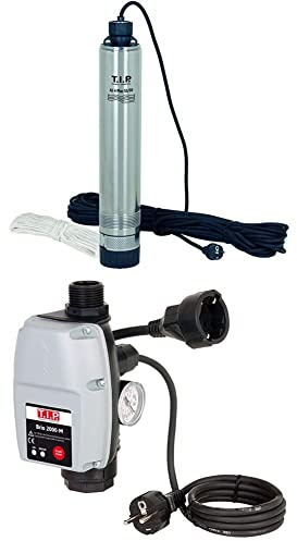 T.I.P. Tiefbrunnenpumpe AJ 4 Plus 55/50 + T.I.P. 30241 Elektronische Pumpensteuerung BRIO 2000 M