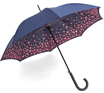 Fulton Bloomsbury Scatter Star Navy & Pink