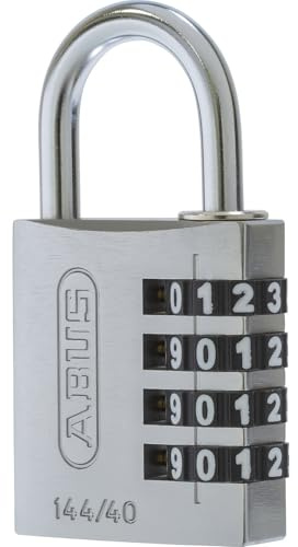 ABUS | Zahlenschloss | Aluminium | 144/40 Lock-Tag | VE 6 Stk | silber