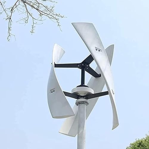DPQYJPP Generador de turbina eólica de 3 aspas de 5000 W, generador de Viento Vertical Maglev con Controlador 12 V 24 V 48 V 220 V para el hogar o Camping,24V